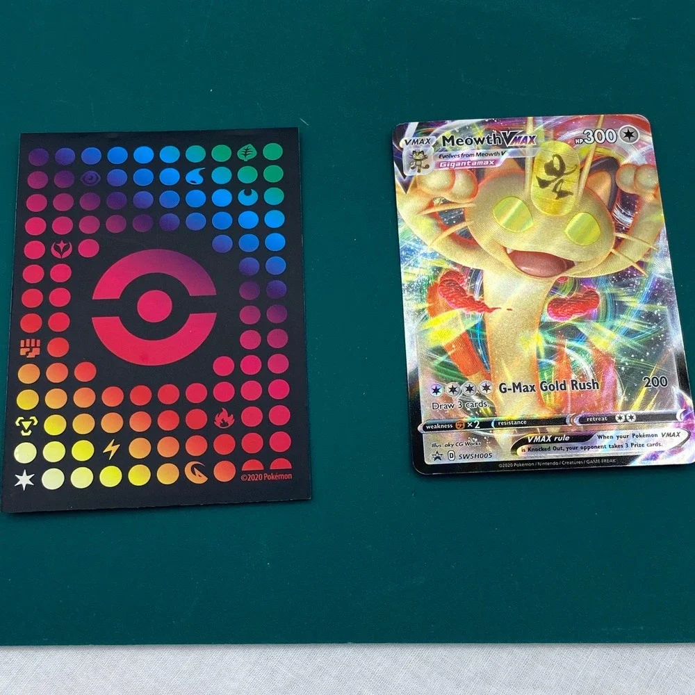 Meowth VMAX Promo SWSH: Sword & Shield Promo Cards SWSD Colorless Holo SWSH005 2